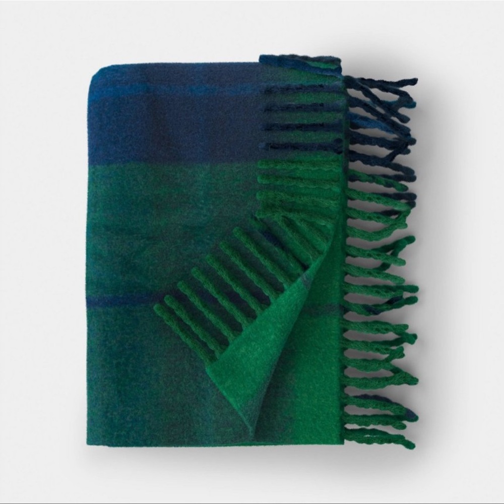 NWT Woven Plaid Throw Blanket - Threshold
